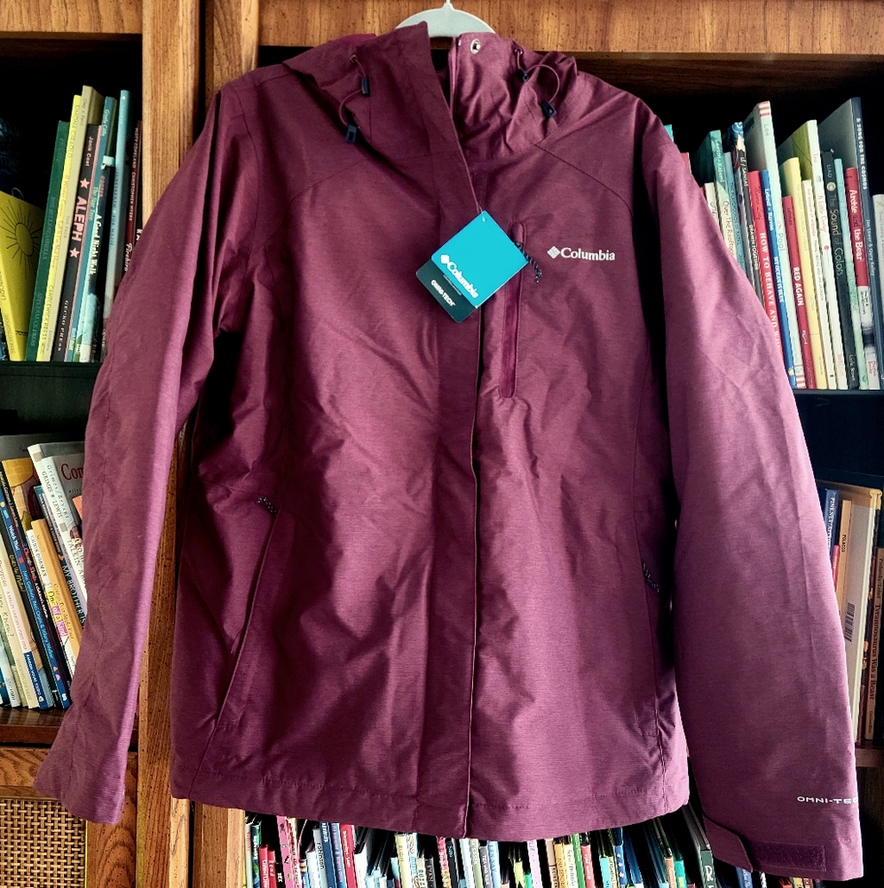 Columbia Whirlibird IV 3-in1 Interchange Jacket - XL Women's Marrionberry NWT